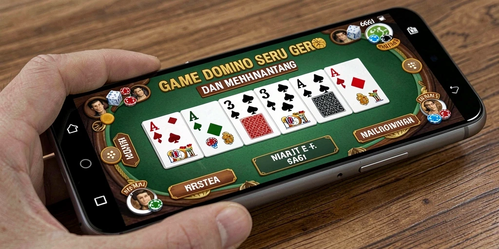 Tampilan menarik gameplay domino di 666I.