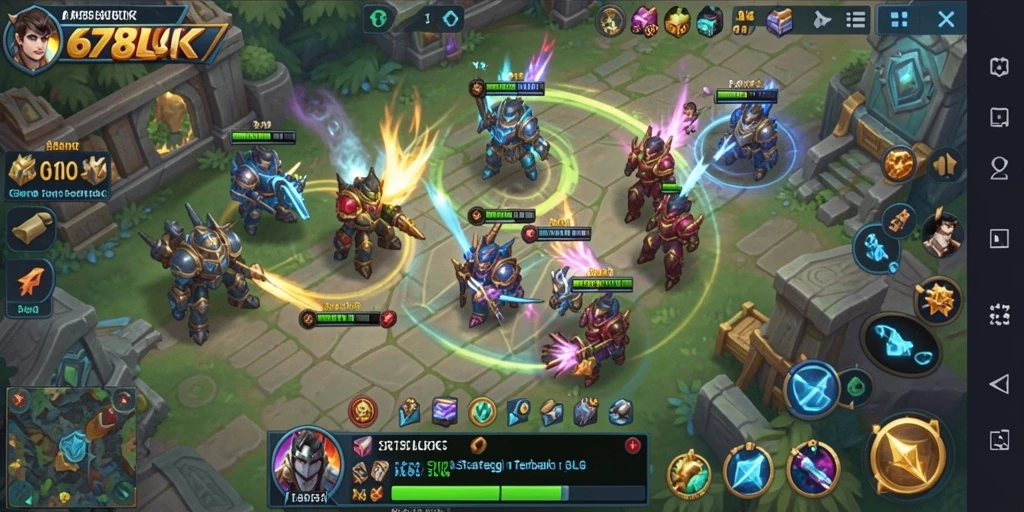 Tampilan gameplay menarik dari 678LUCK yang memperlihatkan strategi SLG.