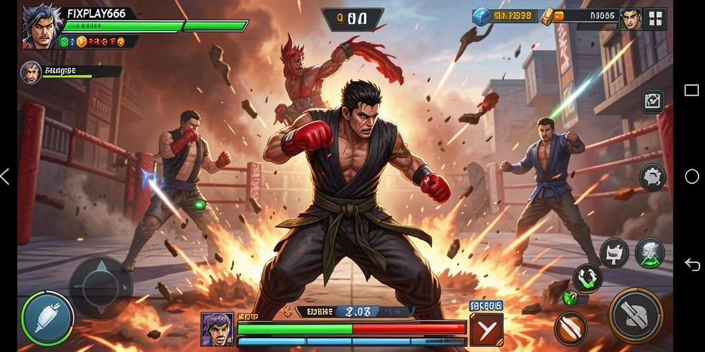 Tampilan penuh aksi dalam pertarungan FIXPLAY666.