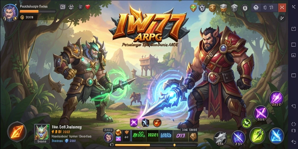 Gameplay IW777 yang penuh aksi dan strategi.