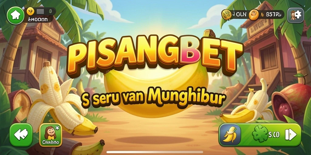 Tampilan gameplay PISANGBET yang penuh warna dan seru.