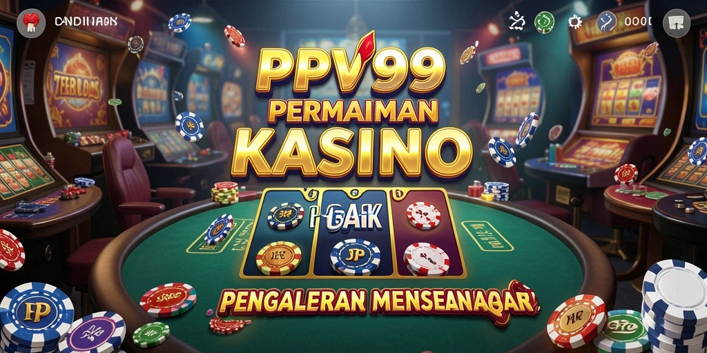 Tampilan permainan kasino yang menarik dan interaktif di PPV99.