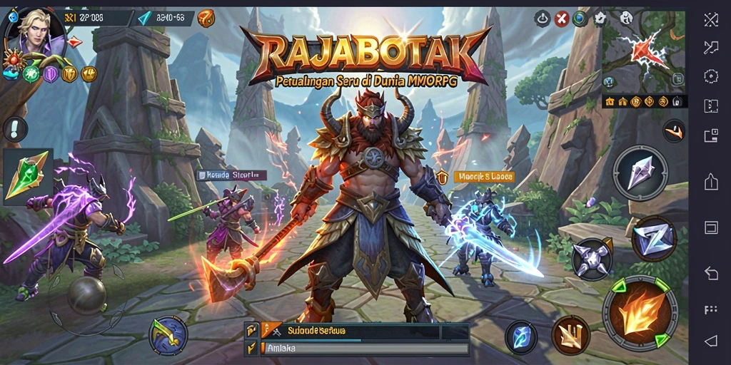 Gameplay seru RAJABOTAK dengan petualangan mendebarkan.