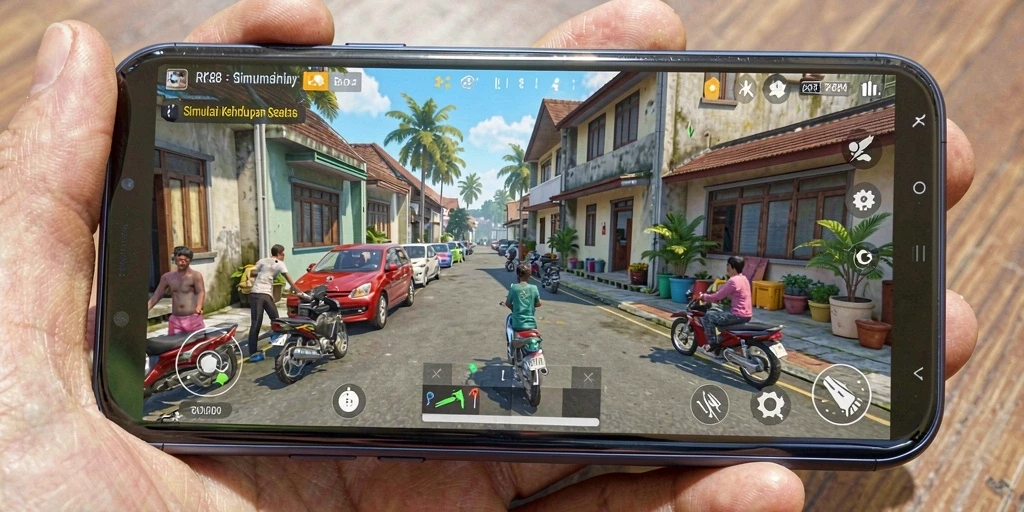 Screenshot RK88 menunjukkan gameplay yang imersif dan interaktif.