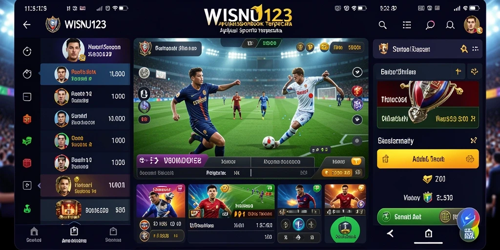 Tampilan gameplay WISNU123 yang menarik dan penuh aksi taruhan.